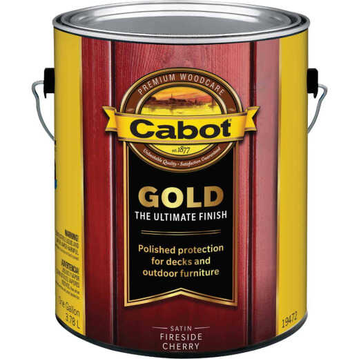 Cabot Gold Low VOC Exterior Stain, Fireside Cherry, 1 Gal.